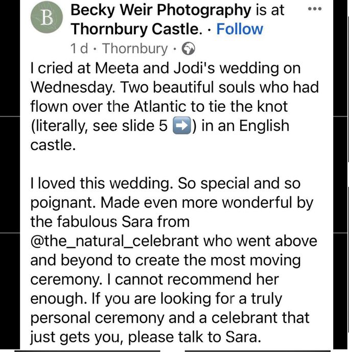 An online review for another supplier